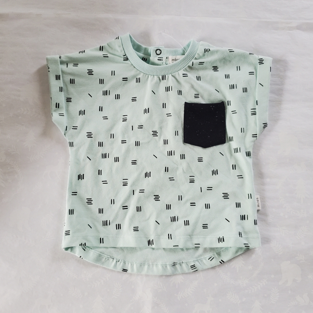 💕💖NWT Miles Baby mint tee shirt 18 months